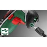 Bosch Akkuschrauber IXO 7 Flexi-Set 3,6Volt grün/schwarz, Li-Ionen Akku 2,0Ah, flexible Verlängerung 30cm