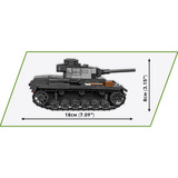 COBI Panzer III Ausf.J, Konstruktionsspielzeug Maßstab 1:35