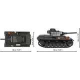 COBI Panzer III Ausf.J, Konstruktionsspielzeug Maßstab 1:35