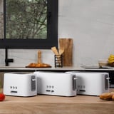 Cecotec Toaster Toast&Taste 9000 Double White weiß, 980 Watt, für 2 Scheiben Toast