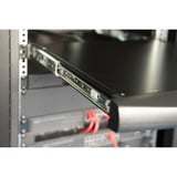 Digitus Modulare HD LCD KVM Konsole mit 19" TFT 16 Port Cat 5, KVM-Switch schwarz, deutsches Tastaturlayout, 16 Port Cat 5 KVM-Switch, Touchpad