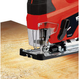 EINHELL Power X-Change Akku-Stichsäge TC-JS 18/70 Li, 18Volt rot/schwarz, Li-Ionen Akku 2,5Ah, Koffer E-Box Basic