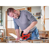 EINHELL Power X-Change Akku-Stichsäge TC-JS 18/70 Li, 18Volt rot/schwarz, Li-Ionen Akku 2,5Ah, Koffer E-Box Basic