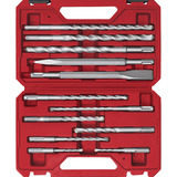 EINHELL SDS Plus Meißel- & Bohrer-Satz, 12-teilig rot, Ø 5-16mm, Transportkoffer