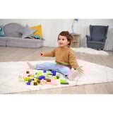 Eichhorn Holzbausteine Bunt/Natur, Konstruktionsspielzeug 75 Teile