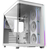 FSP M580-WP, Tower-Gehäuse weiß, Tempered Glass