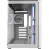 FSP M580-WP, Tower-Gehäuse weiß, Tempered Glass