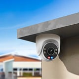 Foscam W5EP, Überwachungskamera weiß/schwarz, 5MP, PoE