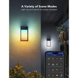 Govee Govee Außenwandleuchte , LED-Leuchte schwarz