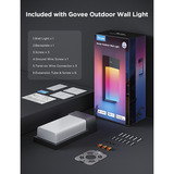 Govee Govee Außenwandleuchte , LED-Leuchte schwarz