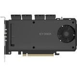 Icy Dock ExpressSlot Slide MB204MP-1B, Schnittstellenkarte schwarz