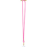 Intenso Handykette und Lade-/Datenkabel Cell Phone Charging Lanyard neon-pink, 1,65 Meter, USB-C, PD3.0 / QC4.0, Nylon