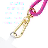 Intenso Handykette und Lade-/Datenkabel Cell Phone Charging Lanyard neon-pink, 1,65 Meter, USB-C, PD3.0 / QC4.0, Nylon