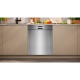 Neff S125ECS01E N50, Spülmaschine edelstahl (gebürstet), 60 cm, Home Connect