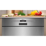 Neff S125ECS01E N50, Spülmaschine edelstahl (gebürstet), 60 cm, Home Connect