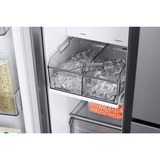 SAMSUNG RH69B8920S9/EG RS8000, Side-by-Side edelstahl/silber, Food Showcase Tür, Beverage Center, Festwasseranschluss