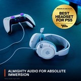 SteelSeries Arctis Nova 1P, Gaming-Headset weiß, 3.5 mm Klinke