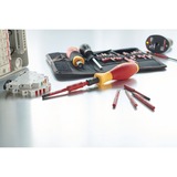 Wiha Drehmoment-Schraubendreher Set TorqueVario-S electric rot/gelb, 14-teilig, 0,8 - 5Nm