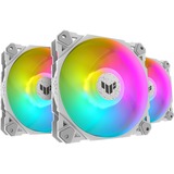 ASUS TUF Gaming TF120 ARGB-Gehäuselüfter White Edition 3IN1 weiß, 3er Pack, inkl. ARGB-Controller, 120 mm