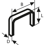 Bosch Feindrahtklammern, Typ 53, 8/11,4mm, Clip 5.000 Stück