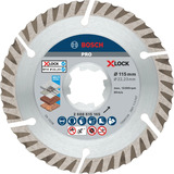 Bosch Professional PRO Diamanttrennscheibe X-LOCK MultiMaterial, Ø 125 mm 2 Stück, Bohrung 22,23 mm