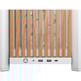 Corsair FRAME 4000D WOOD RS, Tower-Gehäuse weiß/holz, Tempered Glass