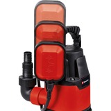 EINHELL Klarwasserpumpe GC-SP 2275, Tauch- / Druckpumpe rot/schwarz, 220 Watt