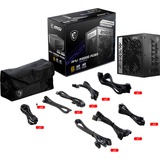 MSI MPG A1000G PCIE5 1000W, PC-Netzteil schwarz, 7x PCIe, Kabel-Management, 1000 Watt