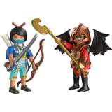 PLAYMOBIL 71884 DuoPack Novelmore vs. Burnham Duell, Konstruktionsspielzeug 