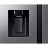 SAMSUNG RS70F64KDFEF, Side-by-Side edelstahl (dunkel), AI Energy Mode, Festwasseranschluss