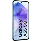 Samsung Galaxy A55 5G 128GB Generalüberholt, Handy Awesome Iceblue, Android, 8 GB