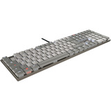 CHERRY KC 500 MX LP, Tastatur grau, DE-Layout, Cherry MX Low Profile 2.0 Ivory