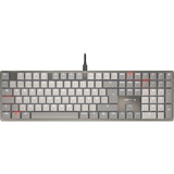 CHERRY KC 500 MX LP, Tastatur grau, DE-Layout, Cherry MX Low Profile 2.0 Ivory