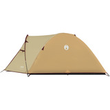 Coleman Darwin 3 Plus Summer, Zelt beige/dunkelrot