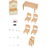 EPOCH Traumwiesen Sylvanian Families - Landhaus Esszimmer, Konstruktionsspielzeug 