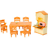 EPOCH Traumwiesen Sylvanian Families - Landhaus Esszimmer, Konstruktionsspielzeug 