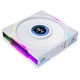 Lian Li UNI FAN TL120 LCD Reverse Blade, Gehäuselüfter weiß, 124 mm