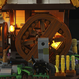 Lumibricks Mittelalterliche Wassermühle, Konstruktionsspielzeug 