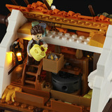 Lumibricks Mittelalterliche Wassermühle, Konstruktionsspielzeug 