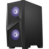 MSI MAG FORGE 100M, Tower-Gehäuse schwarz, Tempered Glass