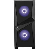 MSI MAG FORGE 100M, Tower-Gehäuse schwarz, Tempered Glass