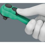 Wera 8100 SA 13 Zyklop Comfort Knarrensatz, 1/4", Werkzeug-Set schwarz/grün, 15-teilig, Comfort-Knarre mit Umschalthebel