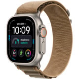 Apple Watch Ultra 4, Smartwatch Titan natur, 49 mm, Alpine Loop Wüstensand S, Cellular