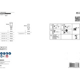 Bosch PRO Ceramic dry X-LOCK Bohrkronen-Set, Ø 20 - 68mm, Bohrer-Satz 5-teilig, für kleine Winkelschleifer