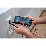 Bosch Professional Digitales Multimeter GDM 600-15 Professional, Messgerät blau/schwarz, 2x Batterien, Tasche