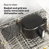 Braun Heißluftfritteuse MultiFry 3, HF 3000I  schwarz (matt), 1.500 Watt, Korb 4,3 Liter