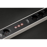 Brennenstuhl Connect Ecolor WLAN Steckdosenleiste 4-fach weiß/schwarz, 1,5 m Kabel, Sprachsteuerung, Timer, App