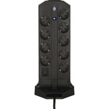 Brennenstuhl Gaming Tower 9fach RGB Light, Steckdosenleiste schwarz