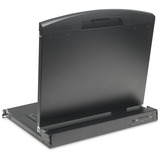 Digitus Modulare HD LCD KVM Konsole mit 19" TFT 8 Port HDMI, KVM-Switch schwarz, deutsches Tastaturlayout, 8 Port HDMI KVM-Switch, Touchpad