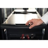 Digitus Modulare HD LCD KVM Konsole mit 19" TFT 8 Port HDMI, KVM-Switch schwarz, deutsches Tastaturlayout, 8 Port HDMI KVM-Switch, Touchpad